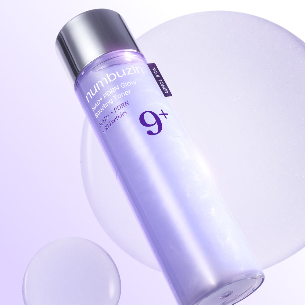 Numbuzin No.9 NAD PDRN Glow Boosting Toner 150ml — product packaging