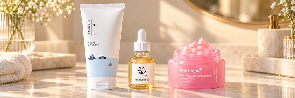 A Three-Step Evening Skincare Routine: Cleanse, Serum, Moisturize