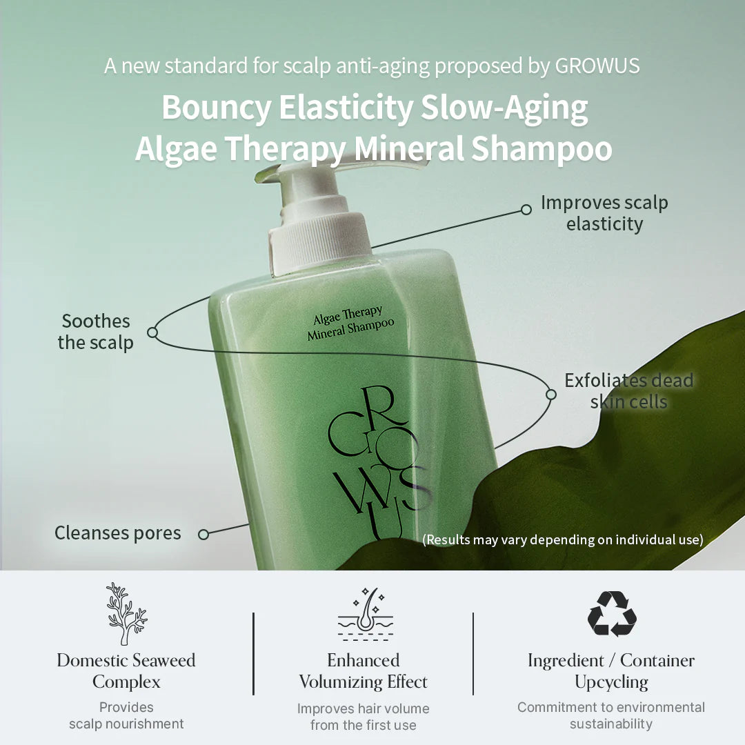 GROWUS Algae Therapy Shampoo 500ml — product view 2