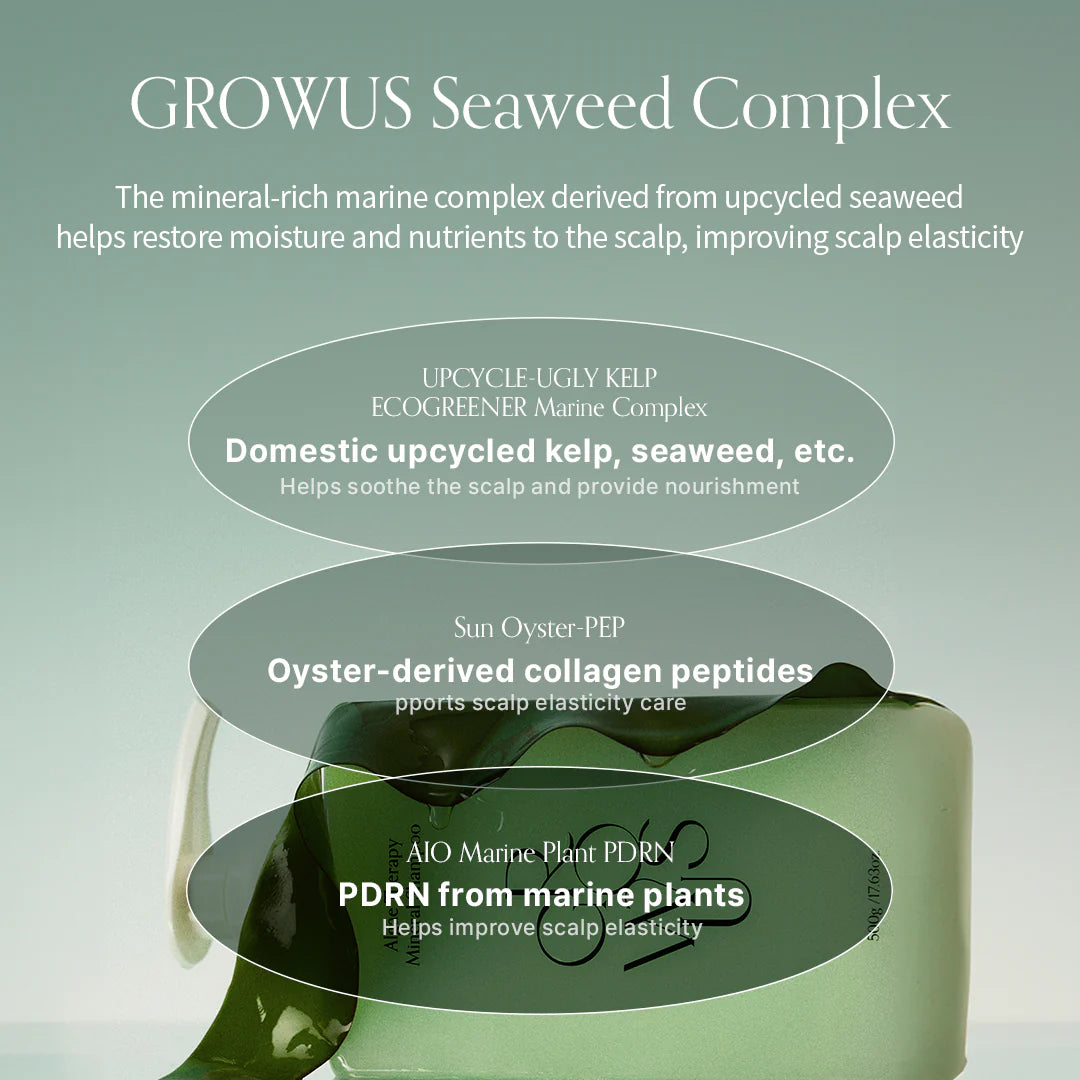 GROWUS Algae Therapy Shampoo 500ml — product view 3