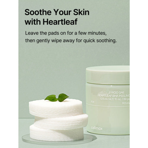 celimax Heartleaf BHA Peeling Pad (60ea) — product view 3