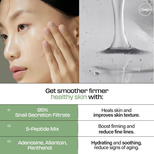 Jumiso Snail Mucin 95 + Peptide Essence 140ml — product view 5