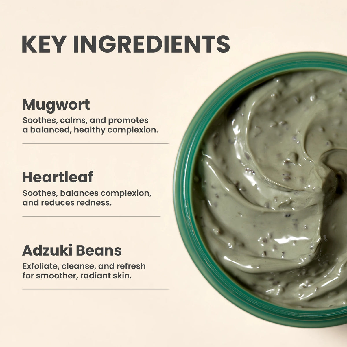 AXIS-Y Mugwort Pore Clarifying Wash Off Pack 100ml — product image 3