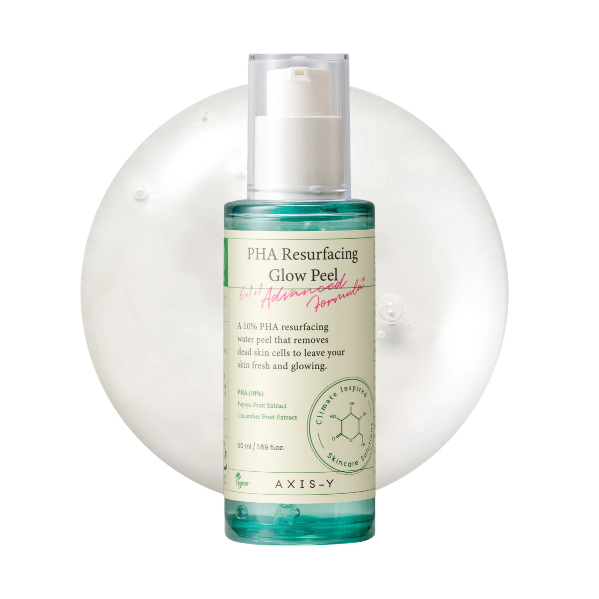 AXIS-Y PHA Resurfacing Glow Peel 50ml — product packaging