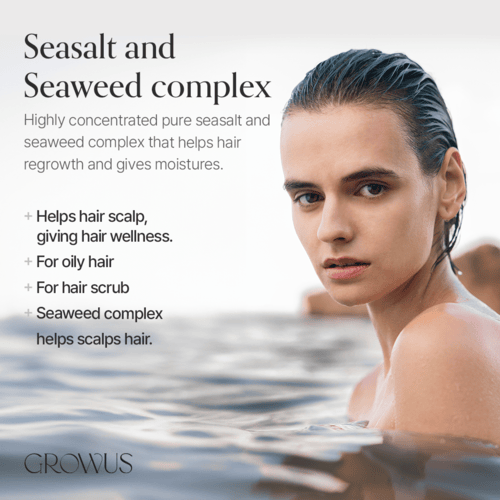 GROWUS Sea Salt Therapy Shampoo 500ml — product image 3