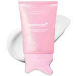 MEDICUBE PDRN Collagen Gua Sha Neck Wrinkle Cream with built-in applicator — manufacturer product photo
