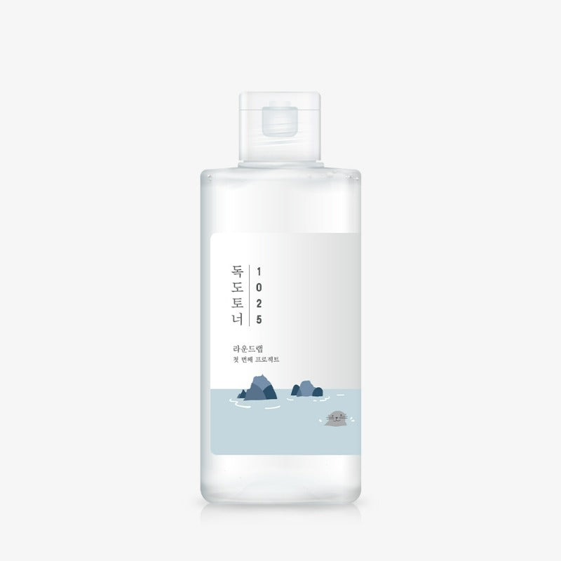 ROUND LAB 1025 Dokdo Toner 200 ml bottle on a light background — official manufacturer photograph
