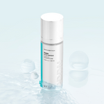 VT Cosmetics PDRN Glow Ampoule Mist 100 ml silver bottle with water and glass droplets — manufacturer photograph